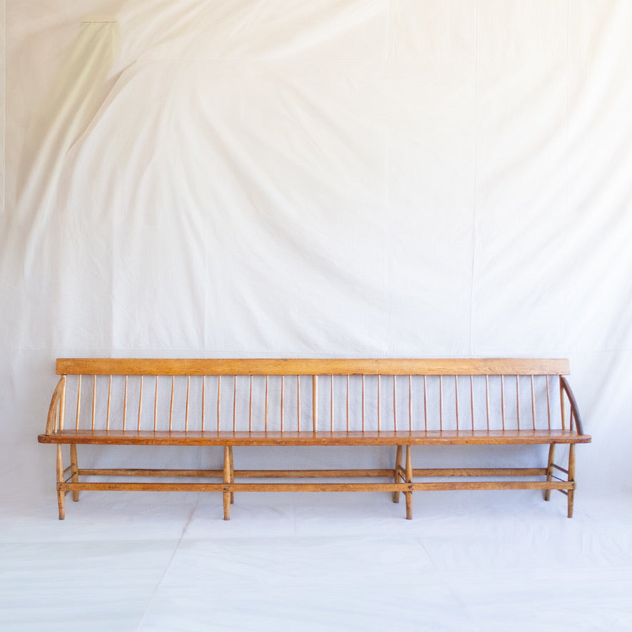 Spindle Back Long Bench