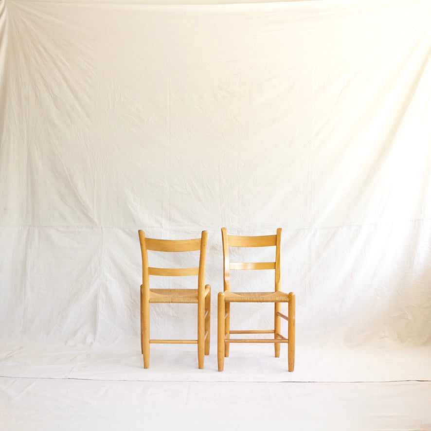 MCM Ladder Back Dining Chairs - Set of 6