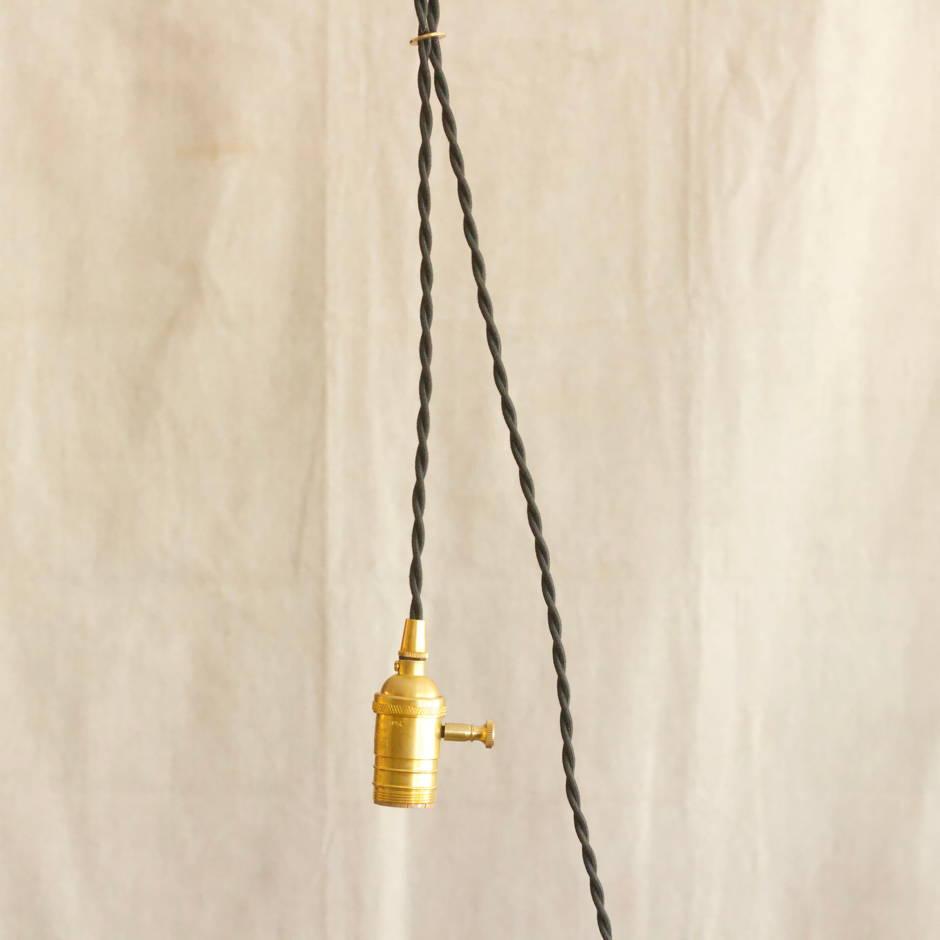 12ft. Black Twisted Cord Set