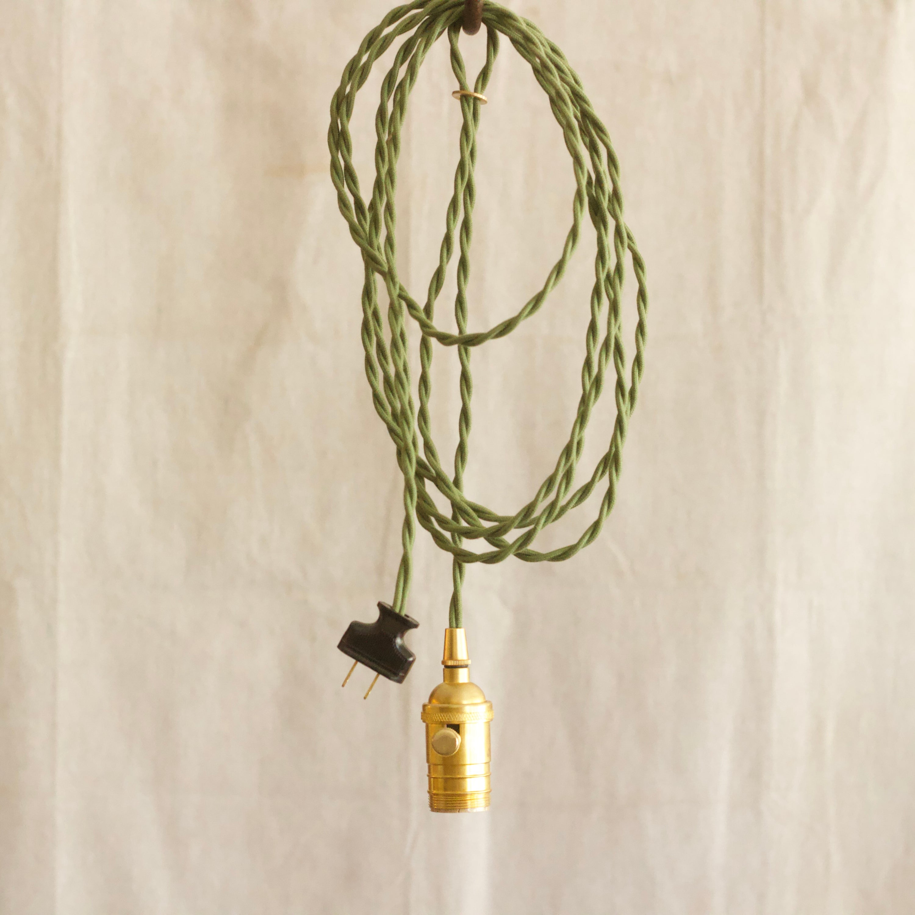 12ft. Green Twisted Cord Set
