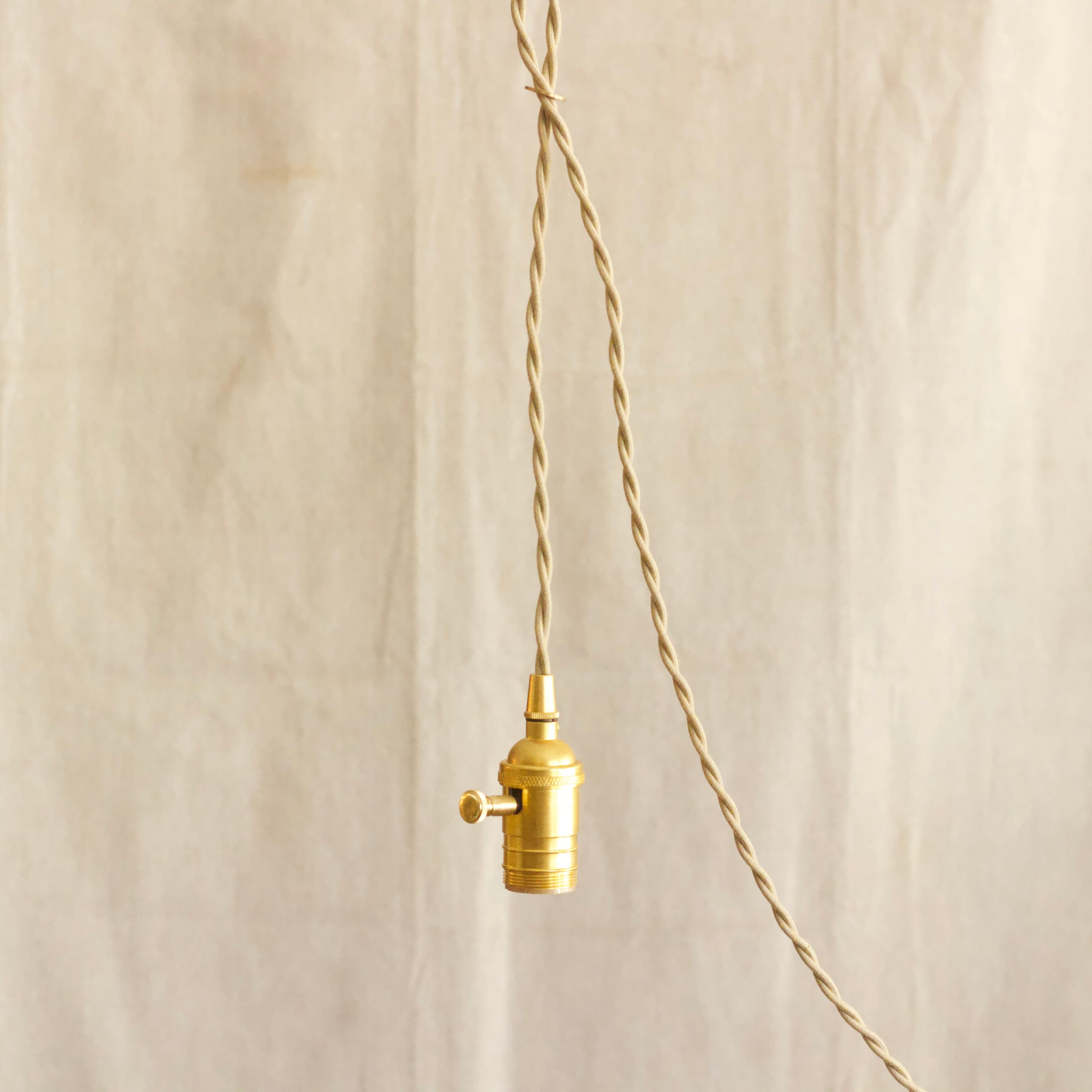 12ft. Putty Twisted Cord Set