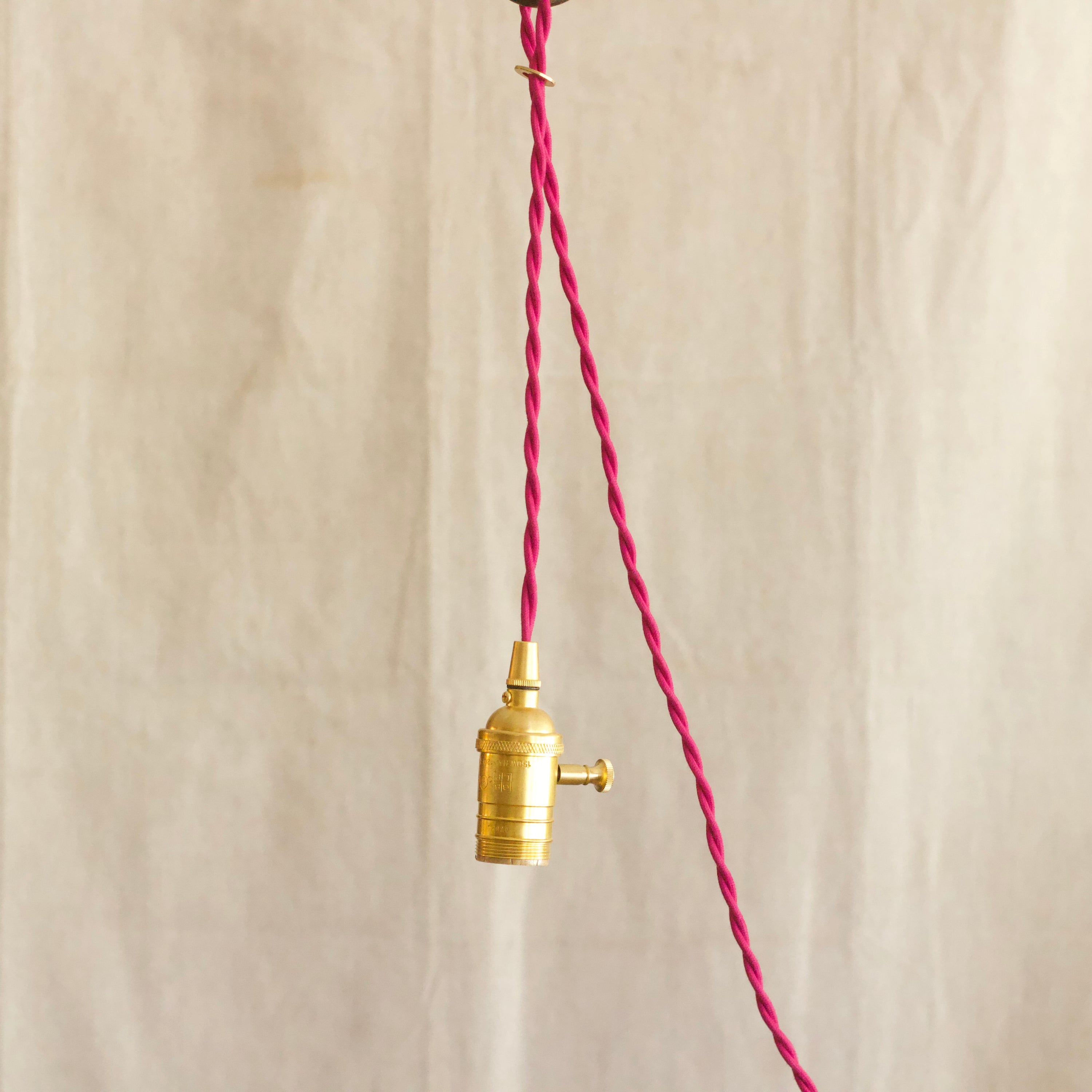 12ft. Pink Twisted Cord Set