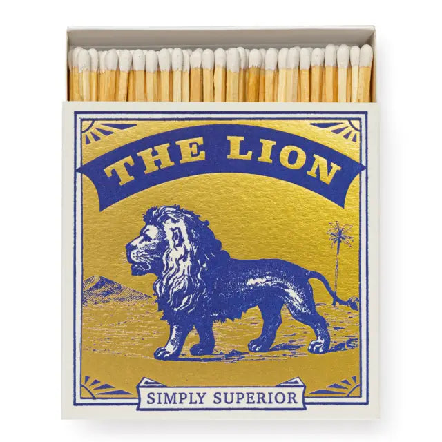 Gold Lion Matchbox