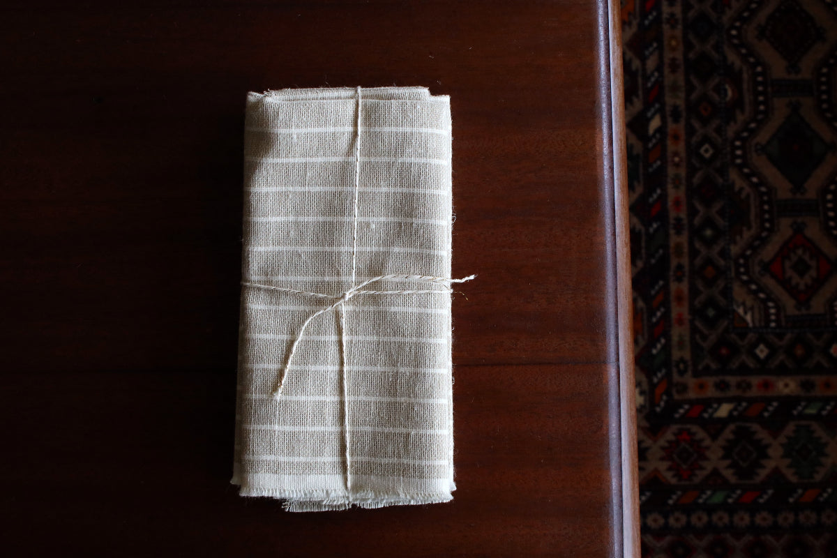 Set of Striped Linen Napkins